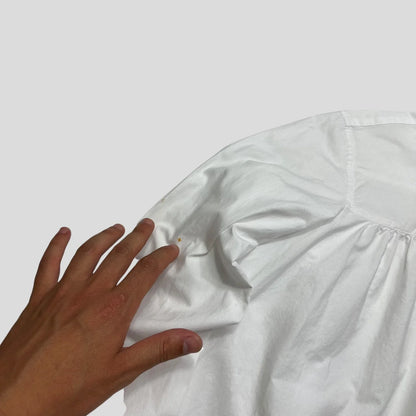 CDG Tricot 2019 Boxy Gathered Blouse Shirt - S-L