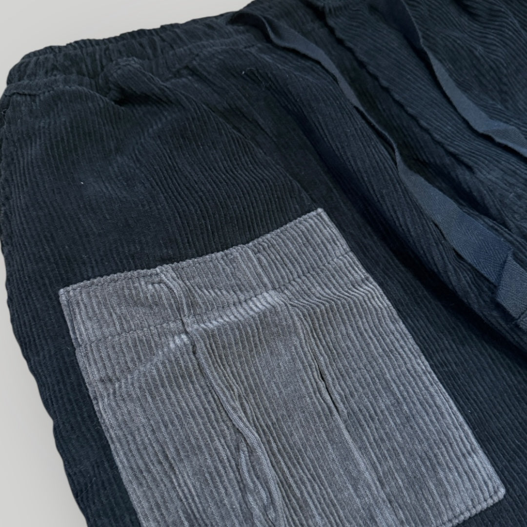 Farmers Market by Anglan Corduroy Patchwork Balloon Pants L