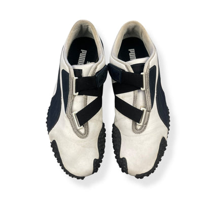 2000's Puma Mostro Leather White/Navy (UK8) | Default Title, Multicoloured