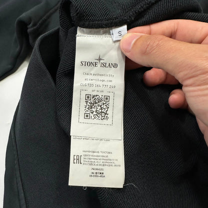 Stone Island AW20 Black Pullover Hoodie - S/M