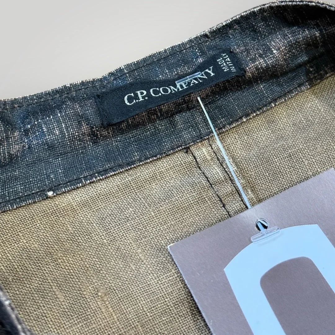 SS/02 C.P. Company Donna Asymmetrical Lino-Flax Lightweight Jacket M