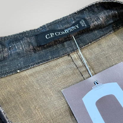 SS/02 C.P. Company Donna Asymmetrical Lino-Flax Lightweight Jacket M