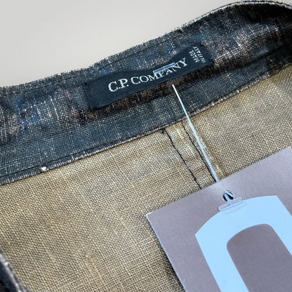 SS/02 C.P. Company Donna Asymmetrical Lino-Flax Lightweight Jacket M