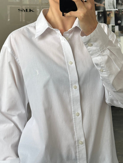 Yves Saint Laurent Pour Homme 2000s Cotton Shirt - L/XL