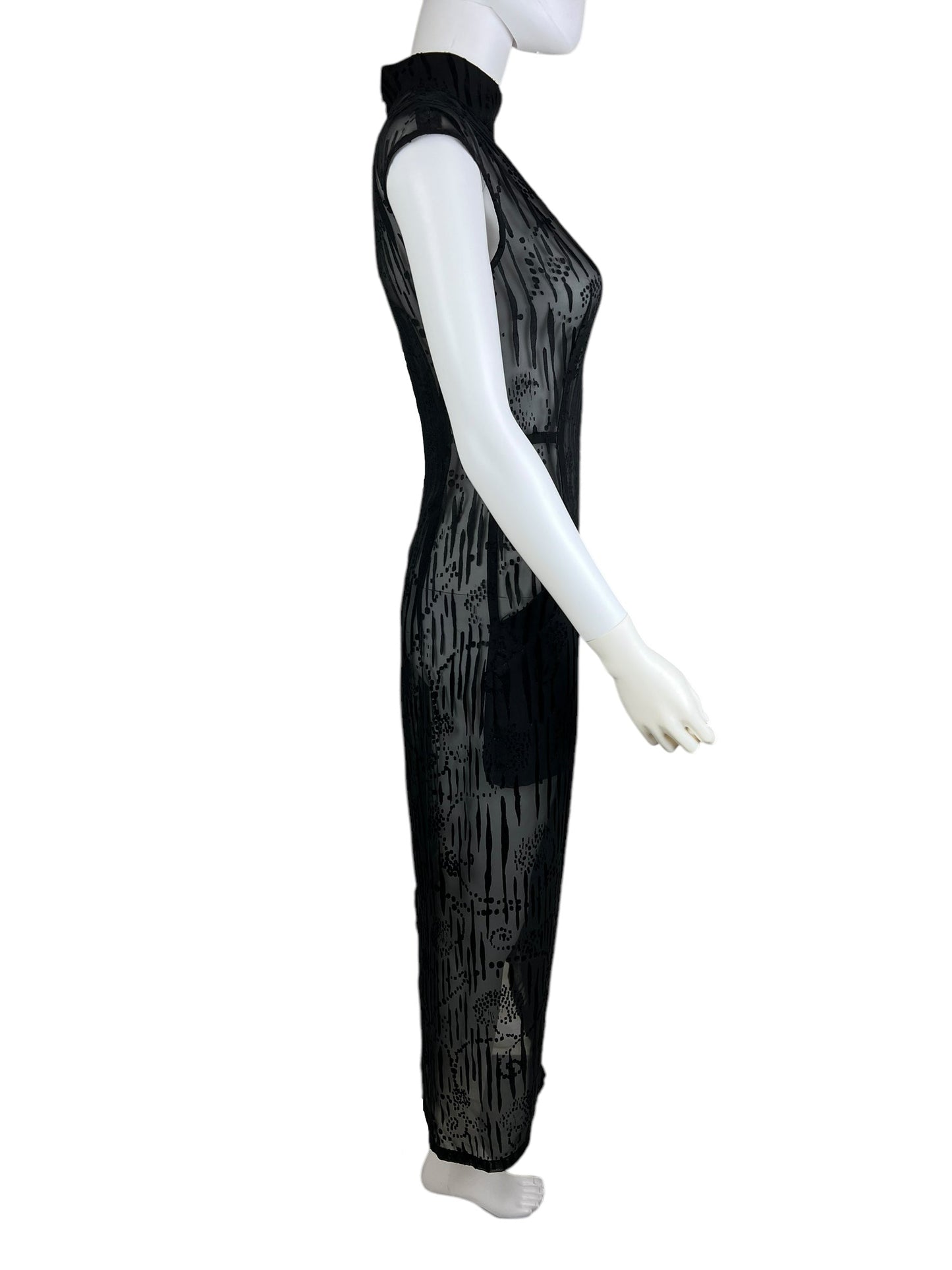 Yohji Yamamoto AW 1997 sheer dress