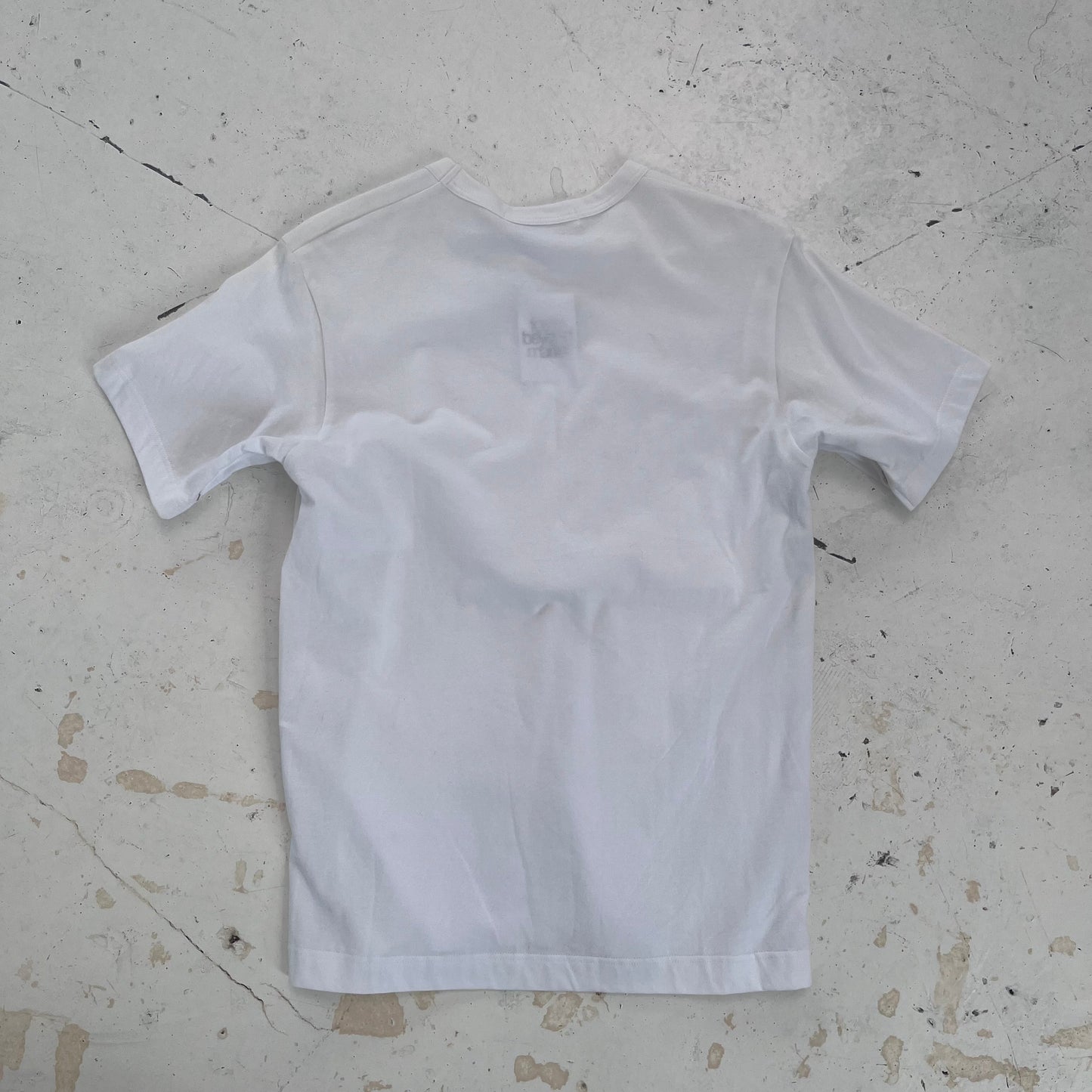 comme des garçons shirt zip tee | White, White