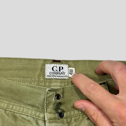 CP Company SS 1992 Ideas By Massimo Osti Green Logo Trousers - 31