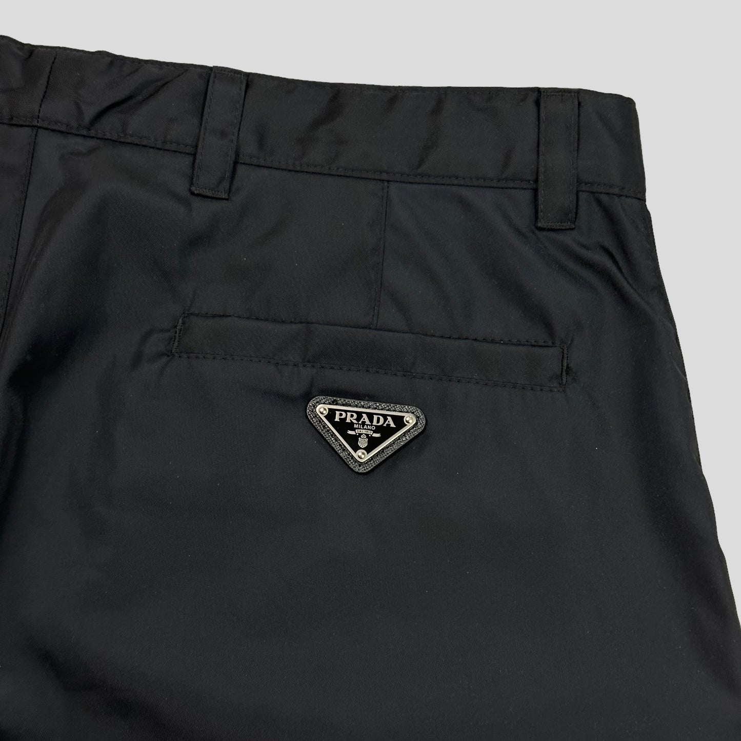 Prada Milano 2021 Re-nylon Baggy Bermuda Shorts - IT52 | Default Title, Red