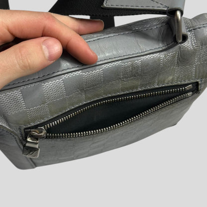 Louis Vuitton Damiere Discovery Monogram BB Leather Infini Messenger Bag | O/S, Grey