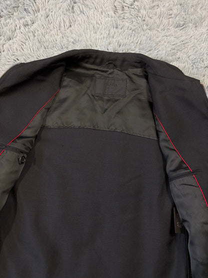 Prada Milano FW00 Mohair Blouson Jacket - M/L | O/S, Black
