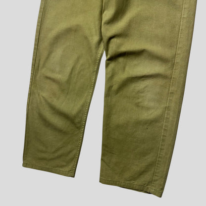 CP Company SS 1992 Ideas By Massimo Osti Green Logo Trousers - 31 | W31