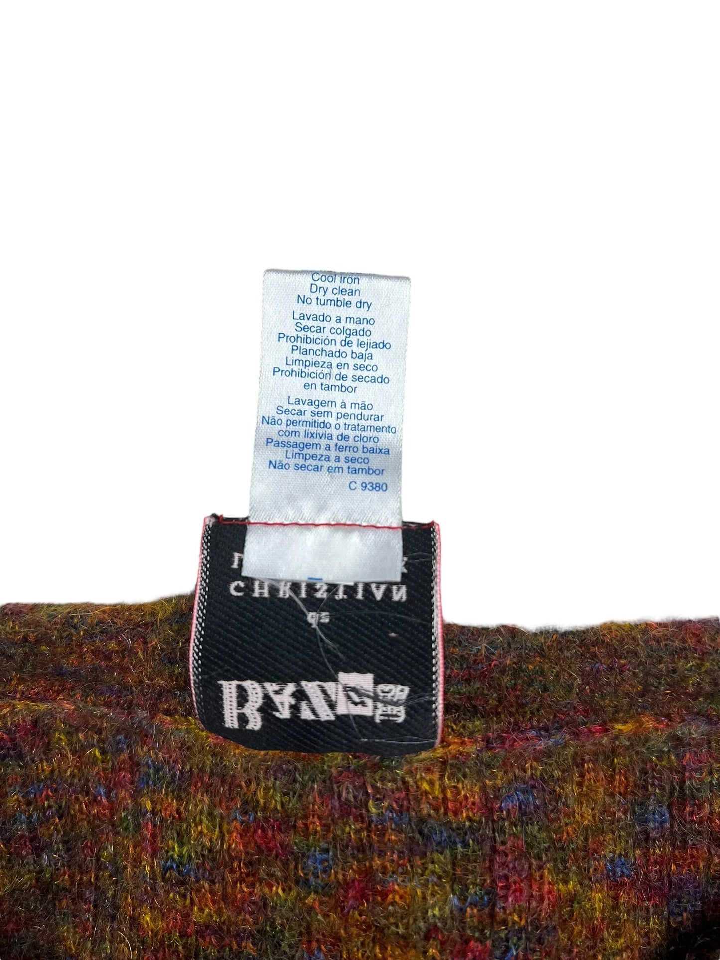 Christian Lacroix Bazar knit sequin skirt