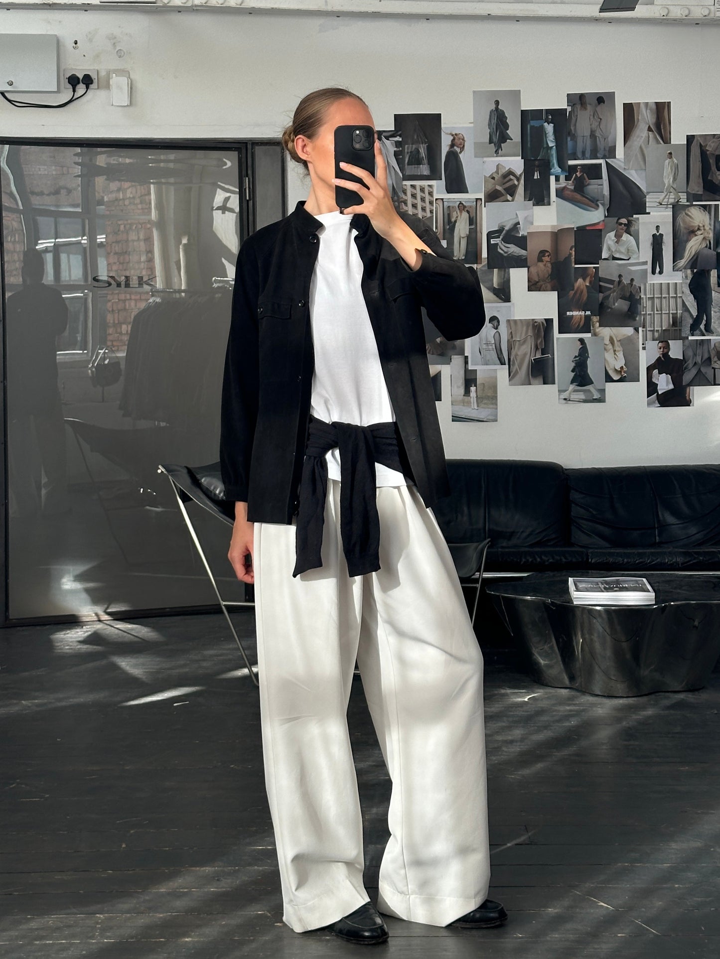 Gianni Versace x Beged-Or 1970s Suede Shirt - S