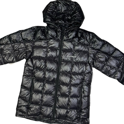 Montbell Superior Down Parka Puffer Jacket In Black & Grey ( L )