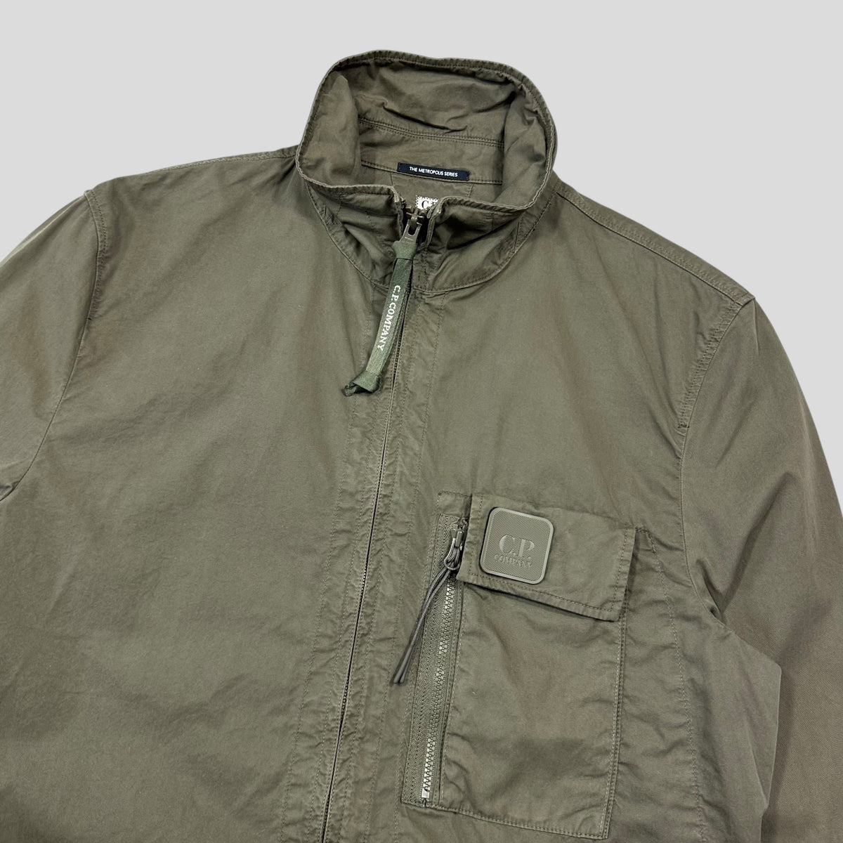 CP Company SS21 Metropolis Badge Overshirt Jacket - S | Green