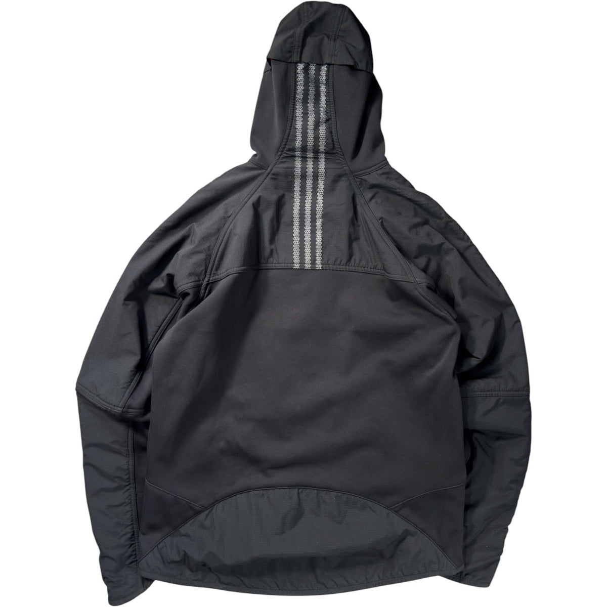 Adidas 2004 Asymmetrical Zip Two Tone Climawarm Hoodie M | Medium, Black