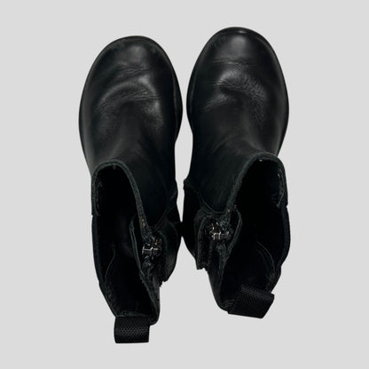 Prada Sport 00’s Leather Zip Baby Boots - 23 (1.5 - 2.5 years) | UK 6, Black
