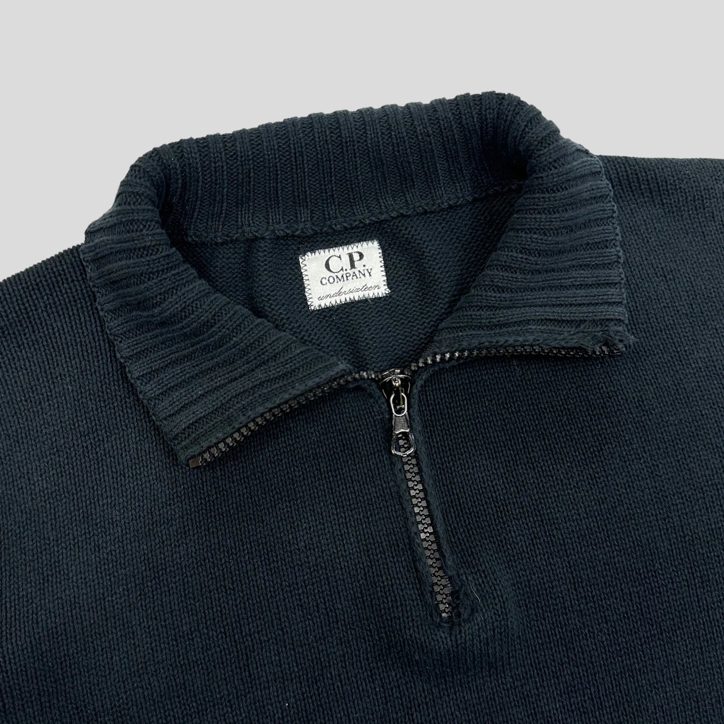 CP Company AW07 1/4 Zip Collared Knit - 6-8