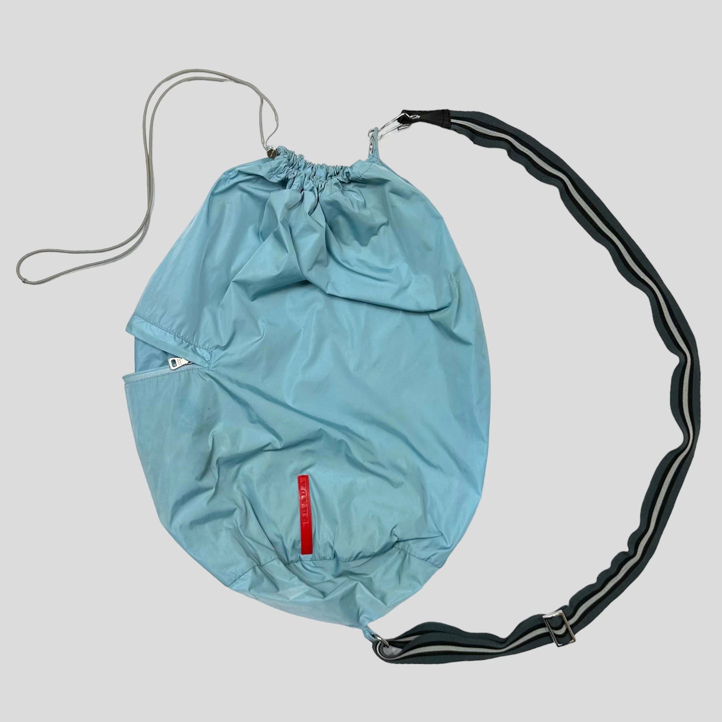 Prada Sport Early 00’s Baby Blue Nylon Slingbag