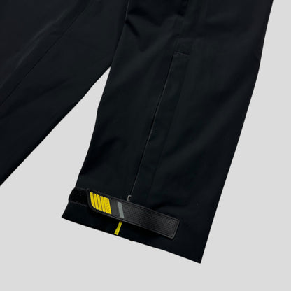 Prada 2017 Rubberised Race Logo Strap Gabardine Nylon Trousers - IT50 (L) | Default Title, Black