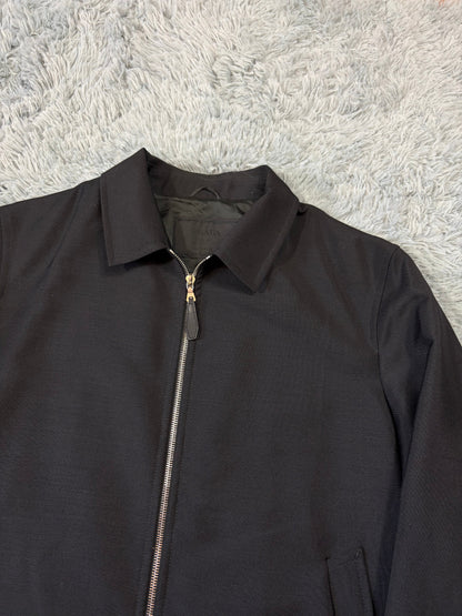Prada Milano FW00 Mohair Blouson Jacket - M/L | O/S, Black