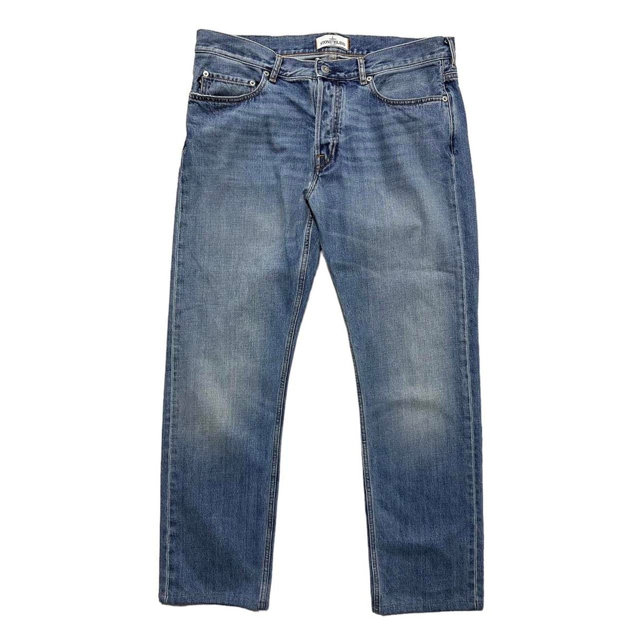 Stone Island Light Wash Denim Jeans