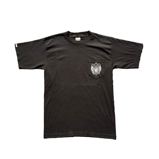 Chrome Hearts Fleur NYC Horseshoe Logo Vintage T-Shirt | Medium, Black