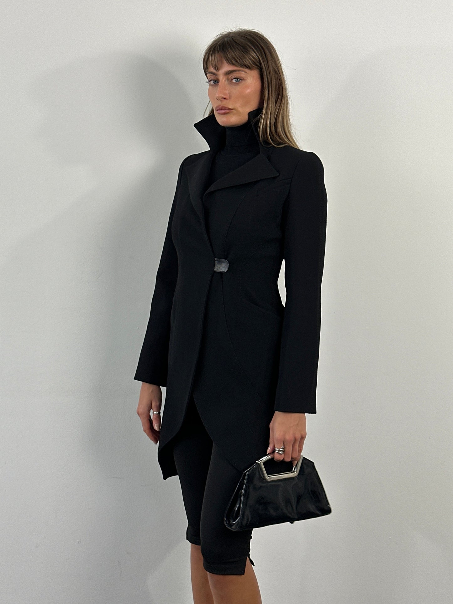 Emporio Armani 2000s Pure Wool Tailored Coat - S