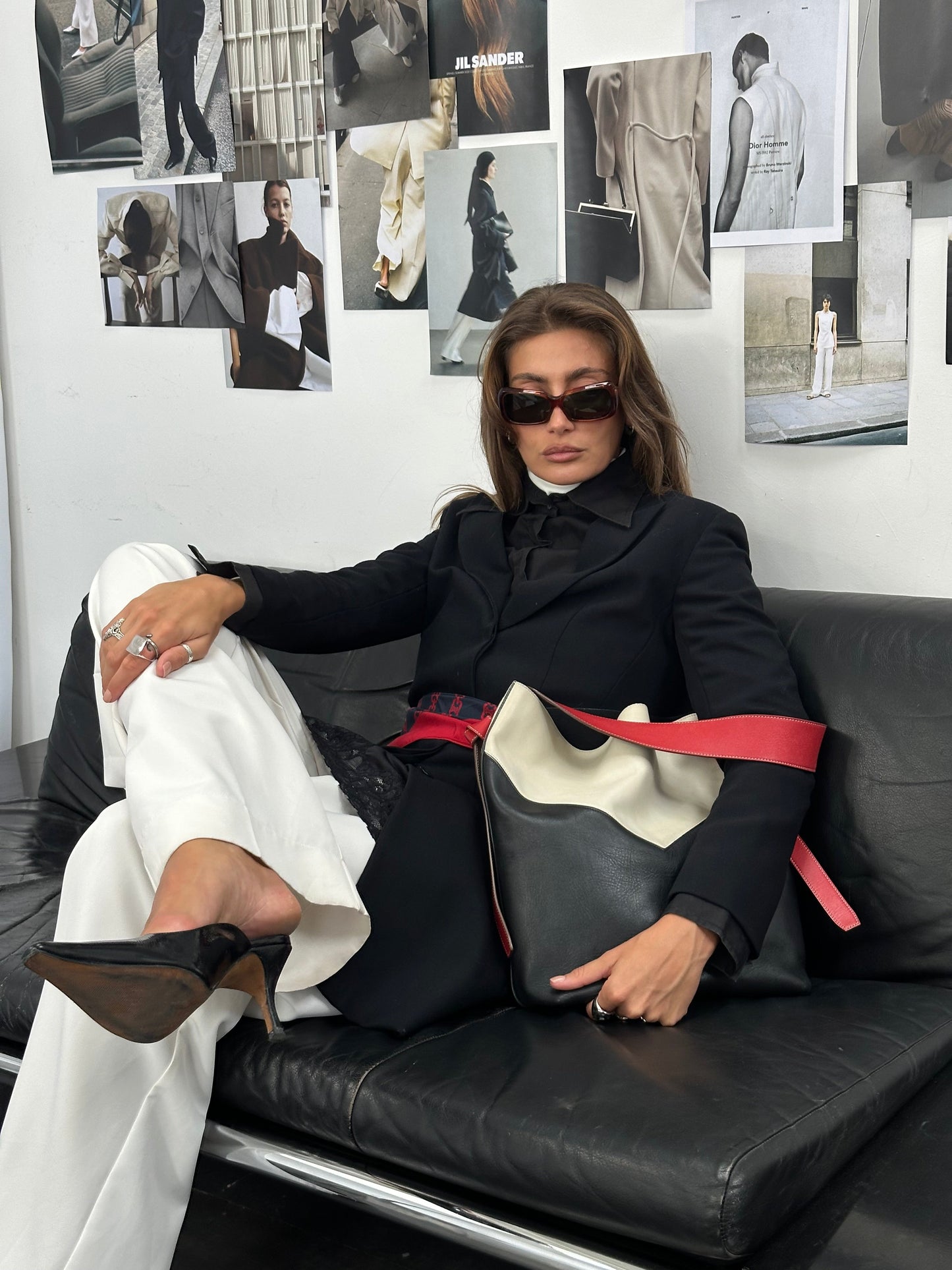 Giorgio Armani Le Collezioni 1990s Pure Wool Single Breasted Coat - S