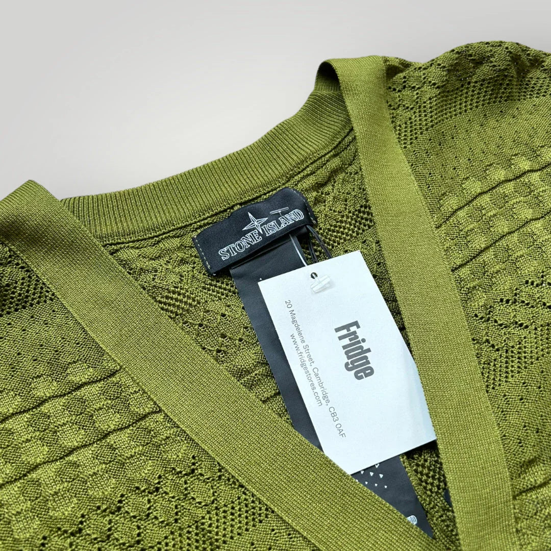 Stone Island Shadow Project Open Knit Cardigan L