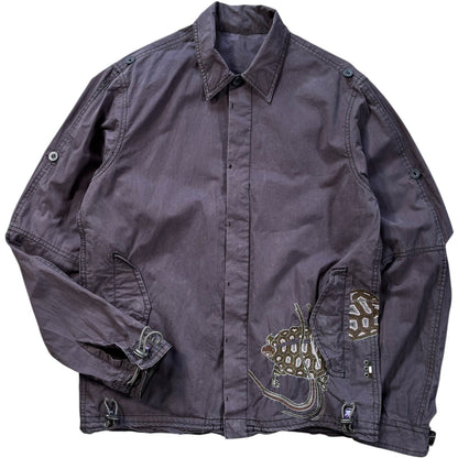 Maharishi 00’s Lightweight Embroidered Turtle Jacket XS | XS, Purple