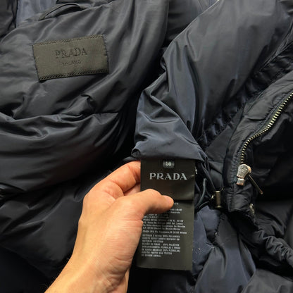 Prada 2020 Multipocket Plaque Logo Nylon Down Puffer - IT50 (L)
