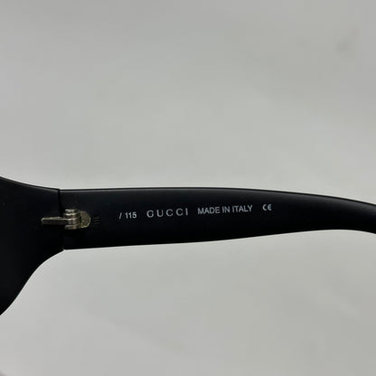 Gucci by Tom Ford 1999 Campaign Matte Sunglasses | O/S, Black