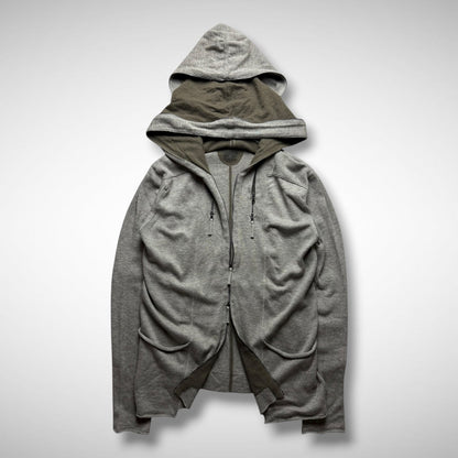Marithé + François Girbaud Double Hooded Zip Jacket (2000s)
