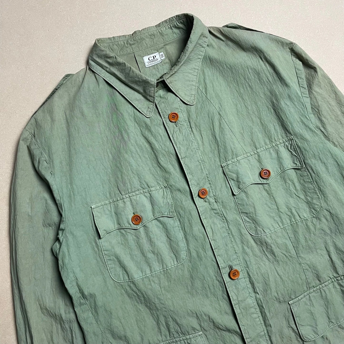 S/S 1990 C.P. COMPANY Ideas From Massimo Osti Sage Green Japan Exclusive Sahara Jacket