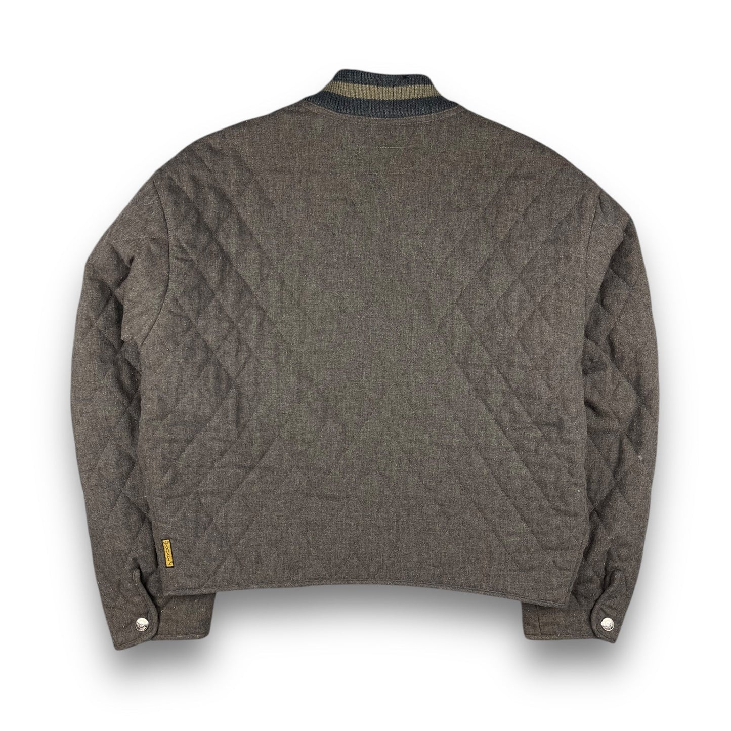 90's Armani Quilted Wool Bomber (M) | Default Title, Multicoloured