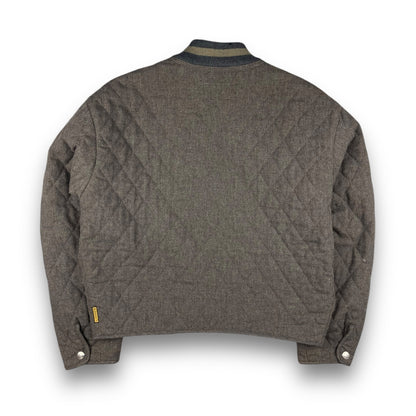 90's Armani Quilted Wool Bomber (M) | Default Title, Multicoloured