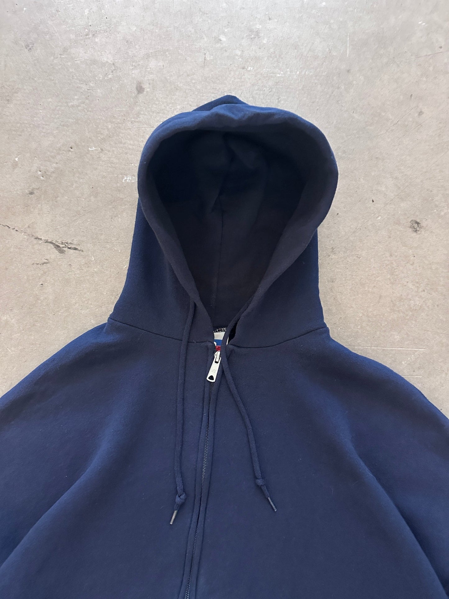 1990's Russell Athletic Zip Blank Hoodie - XXL | Default Title, Red