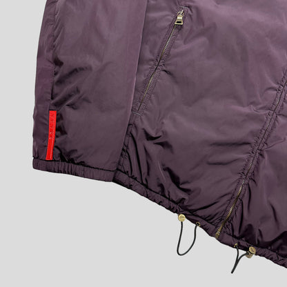 Prada Sport 2009 Reversible Nylon Shimmer Padded Jacket - IT54