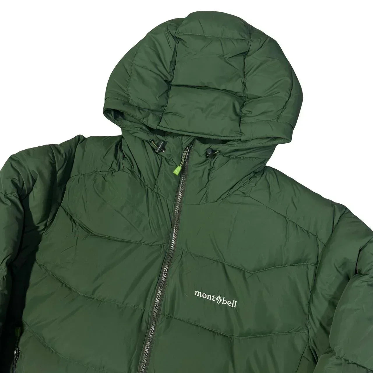 Montbell Upland Parka Down Puffer Jacket In Green (M) | Medium, Green