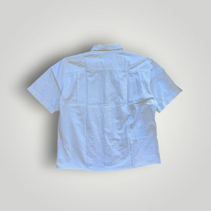 2000's Issey Miyake Pin Stripe Shirt L | O/S, White