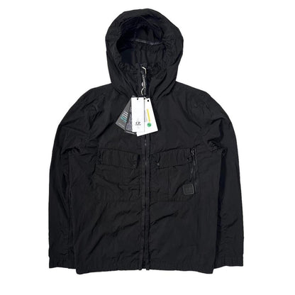 CP Company Chrome-R Black Double Pocket Jacket