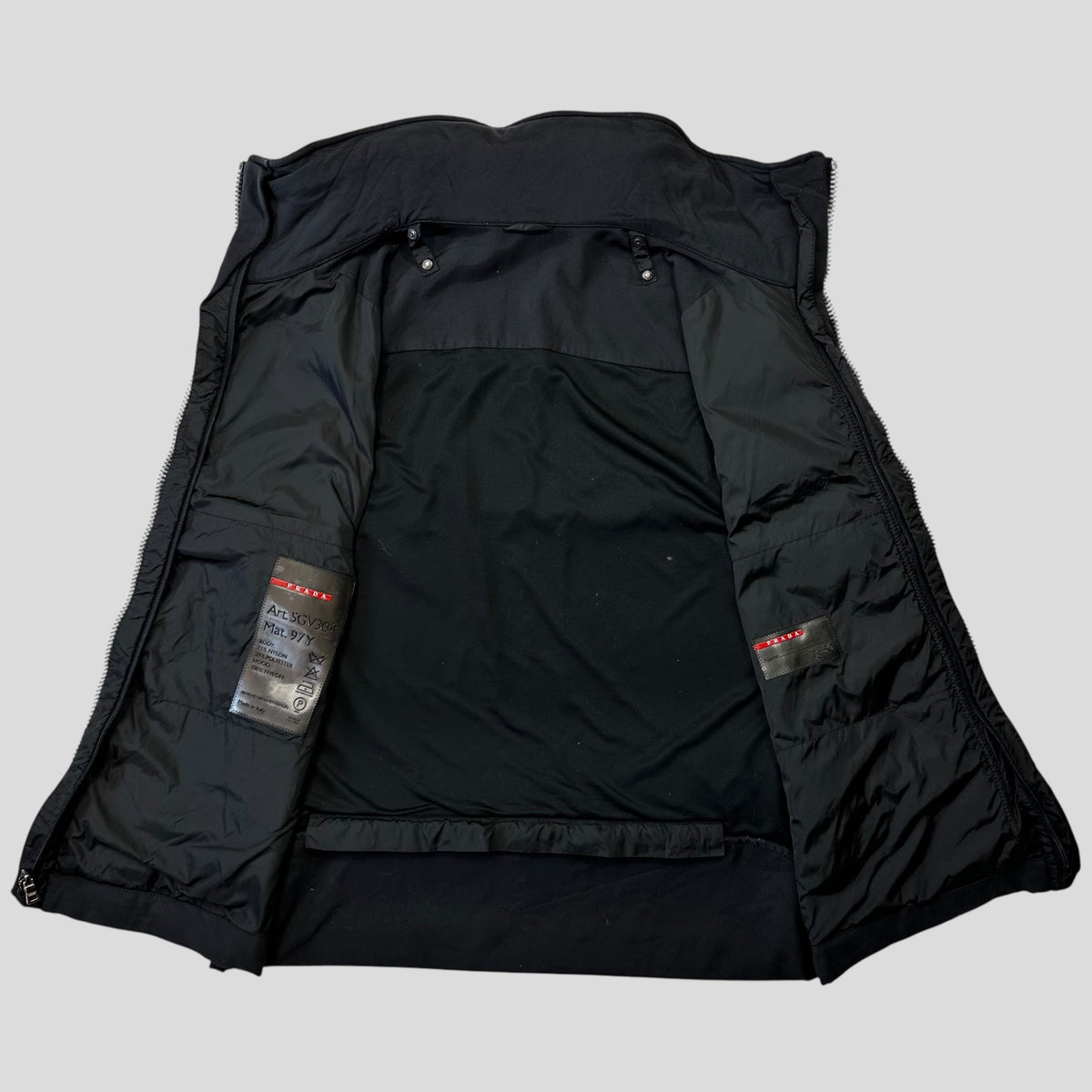 Prada Sport AW01 Modular Multipocket Ski Vest - IT50 (L/XL) | Large, Black