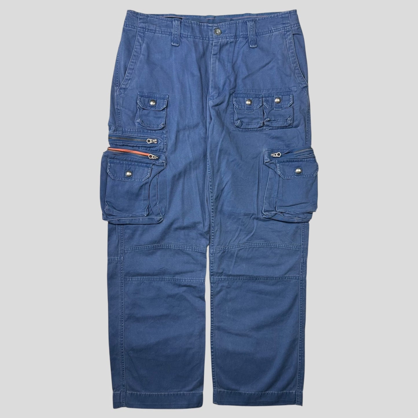 Polo 90’s Ralph Lauren Washed Multipocket Cargo Trousers - 34-36