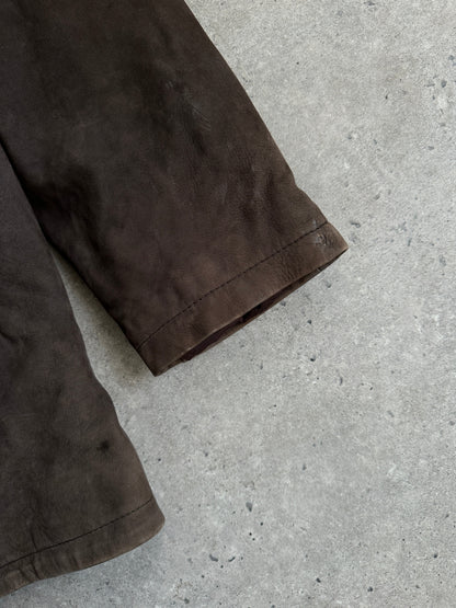 Vintage Nubuck Leather Jacket - XL