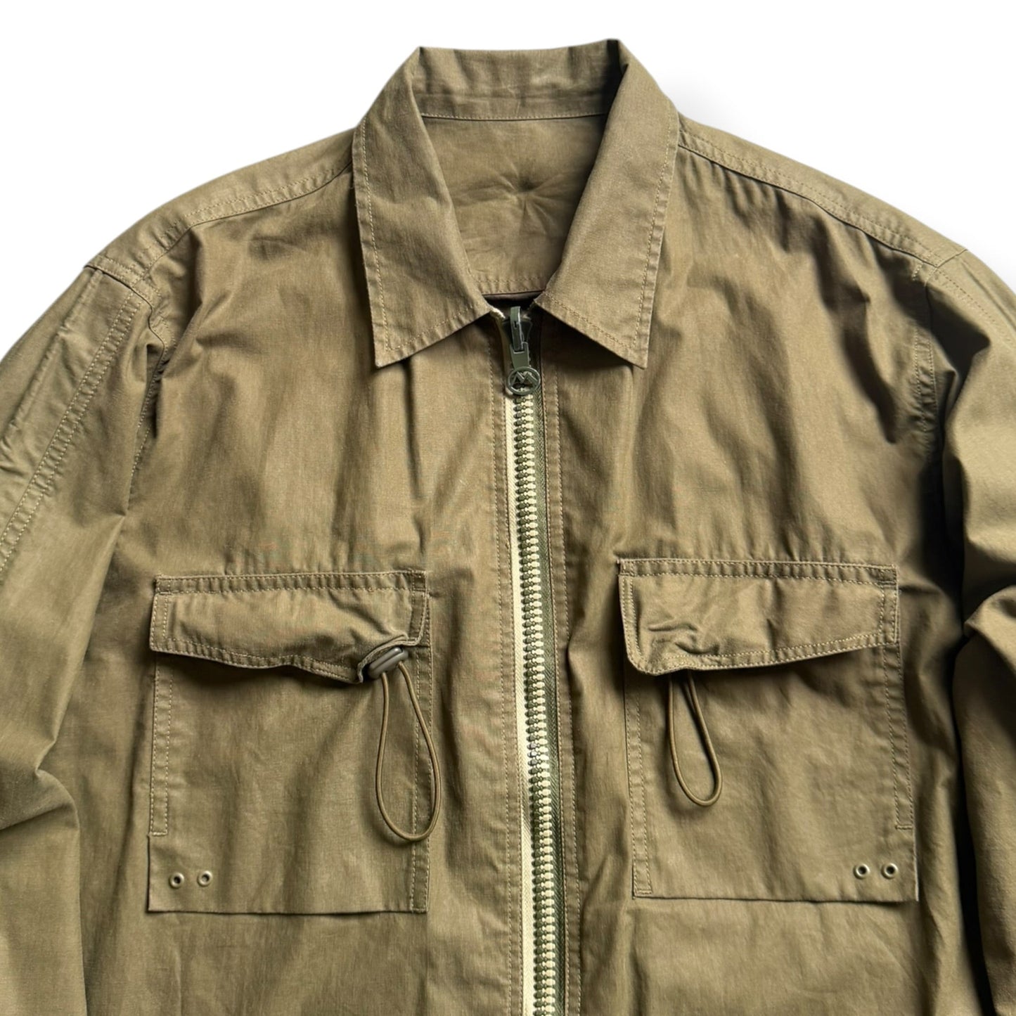 1999 Maharishi Elasticated Sleeve Jacket (L) | Default Title, Cream