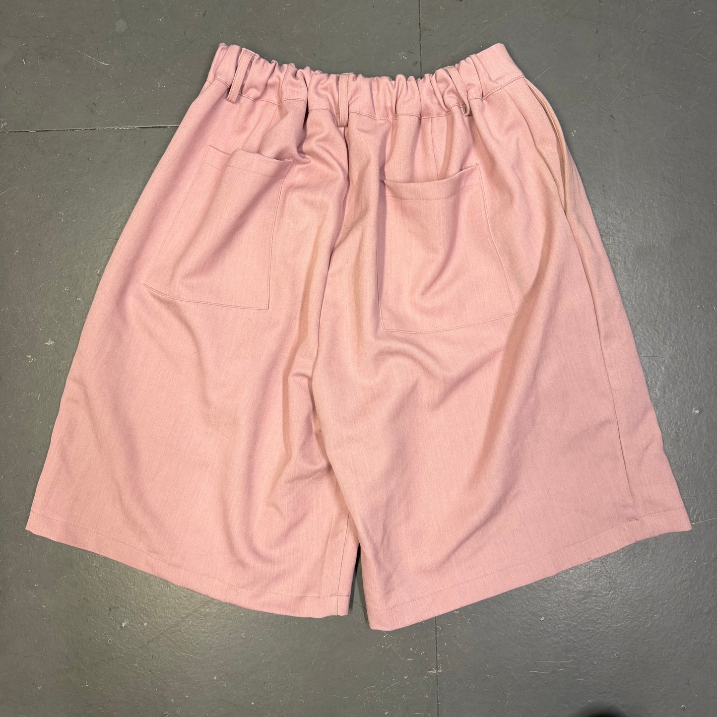 Sweats Collective Pleated Shorts In Pink (L) | Large, Pink