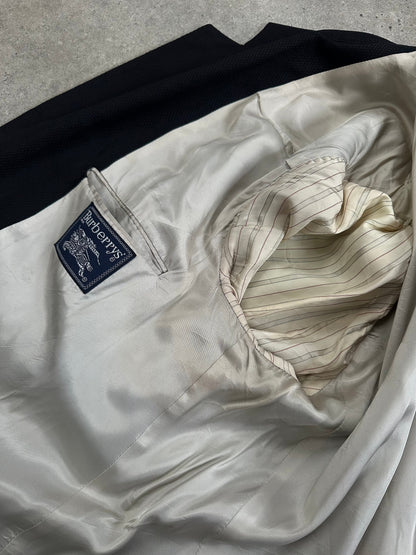 Burberry 1990s Pure Silk Single Breasted Blazer - 46R/XL