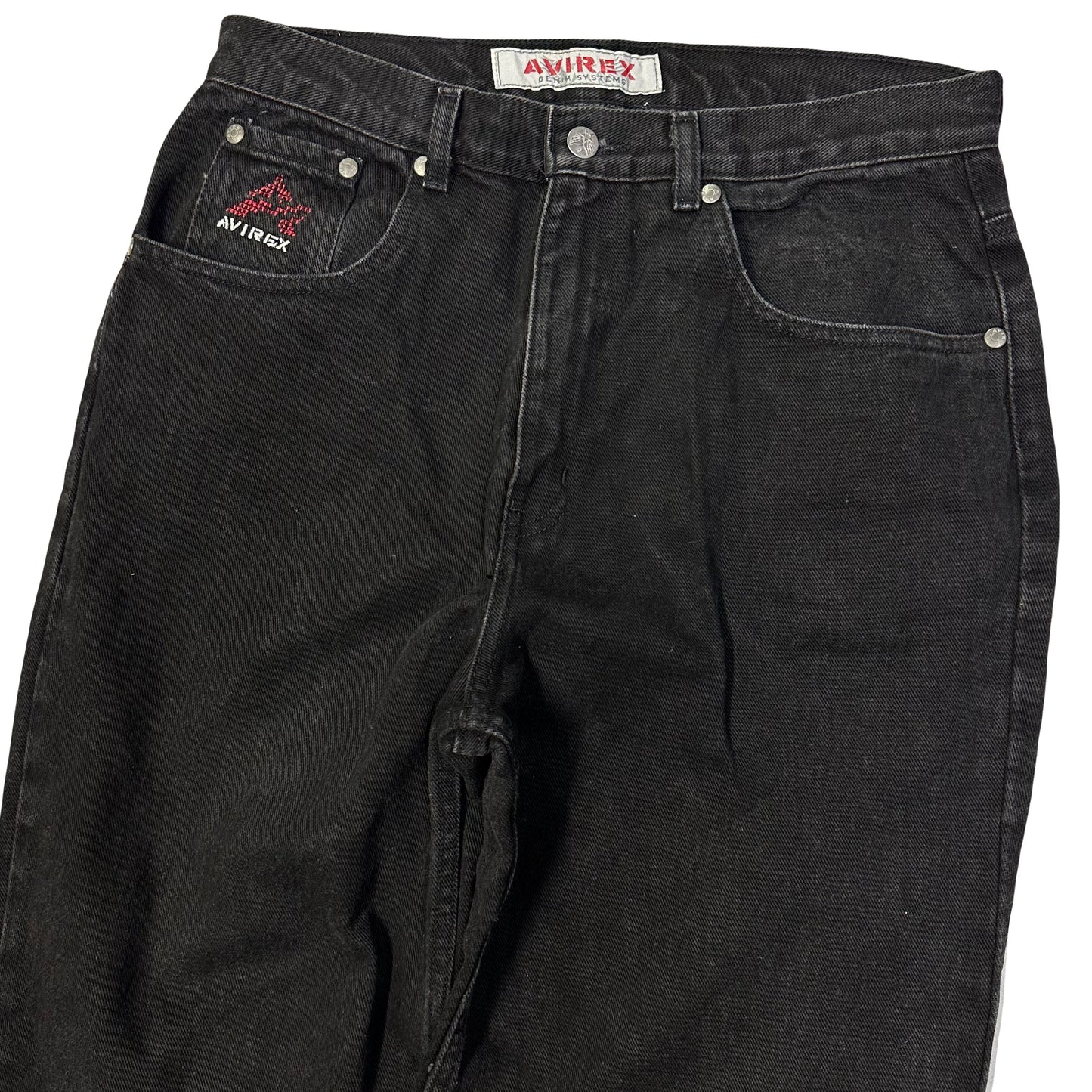 Avirex Jeans In Black ( W32 )