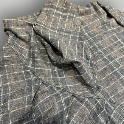 1990's Issey Miyake Buttoned Roll Collar Pullover S/M